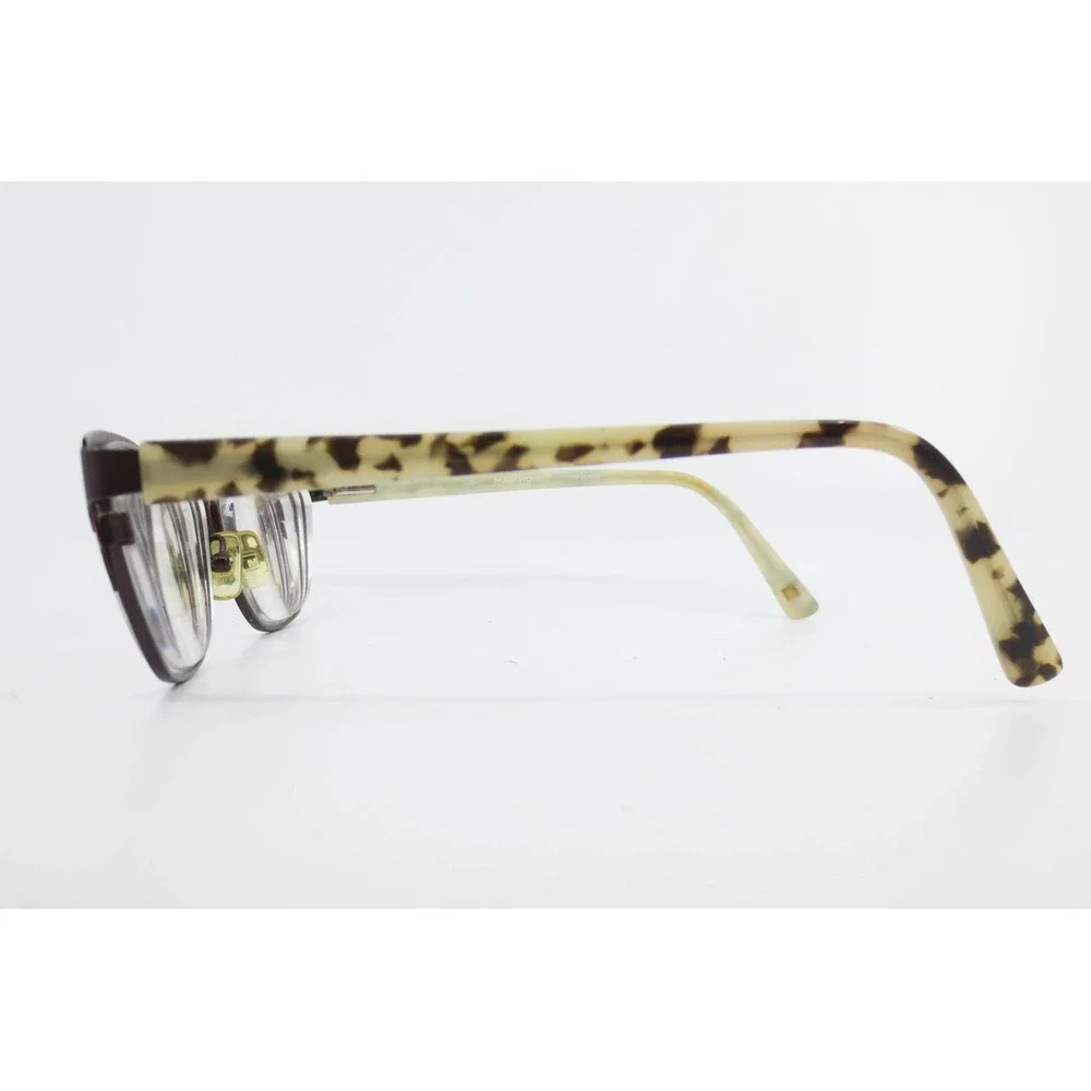 Marchon Galerie Uptown 234 Brown Tortoiseshell Cat Eye Eyeglasses 52-16-135